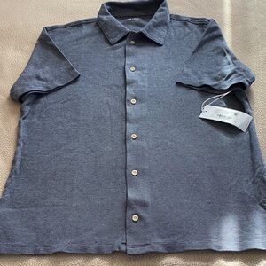 Ag Adriano Goldschmied Charcoal Button Down Shirt